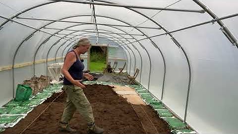 Setting up my no dig polytunnel