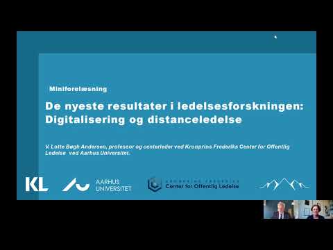 Digitalisering og distanceledelse