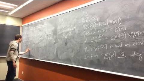 24. Algebraic geometry - Normality and factoriality (Anton Mosunov)