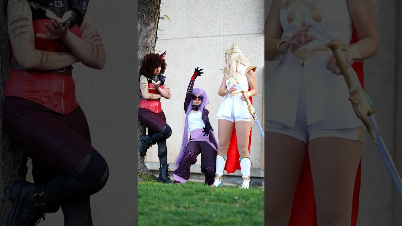 I guess She-Ra has a ring to it 🤷‍♀️✨ At YC3 w/ @ineffable_astralis and @halcybella