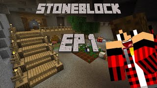 Nová Série!!! ♦ Stoneblock Ep.1