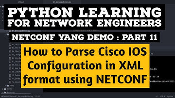NETCONF Python Example | Part 11 | Parse Cisco XML Interface Configuration