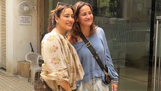 Neha Sharma And Sister Aisha Sharma Spotted At Hinduja Hospital In Khar