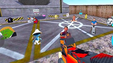 Nextbots Sandbox in Backrooms Shooter Gameplay 129, Sandbox Android Games  ios Walkthrough Simulator