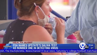 FDA names Upstate's saliva test as number one in detecting virus