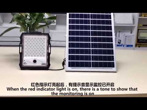 SebO MARU SOLAR LIGHT กล้องไร้สายแบบโซล่าเซลล์พร้อมไฟสนามสีขาว 100วัตต์ สอนการเชื่อมต่อ