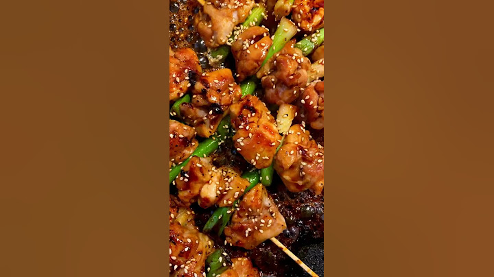 Japanese Chicken Skewers - Yakitori (Super Easy!)
