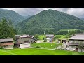 4K Morning Walk Japan Kaimukura Japanese Countryside Village Toyama, Japan 2024