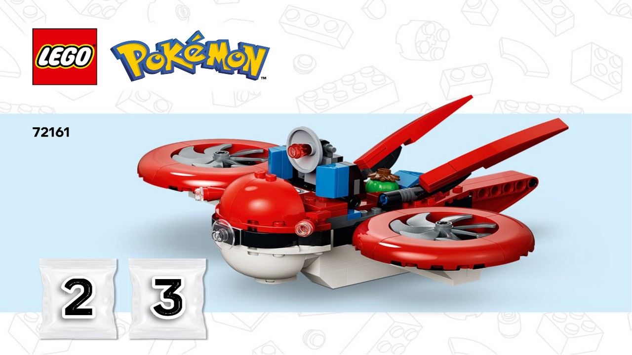 Drone Search for Mythical Mew LEGO instructions