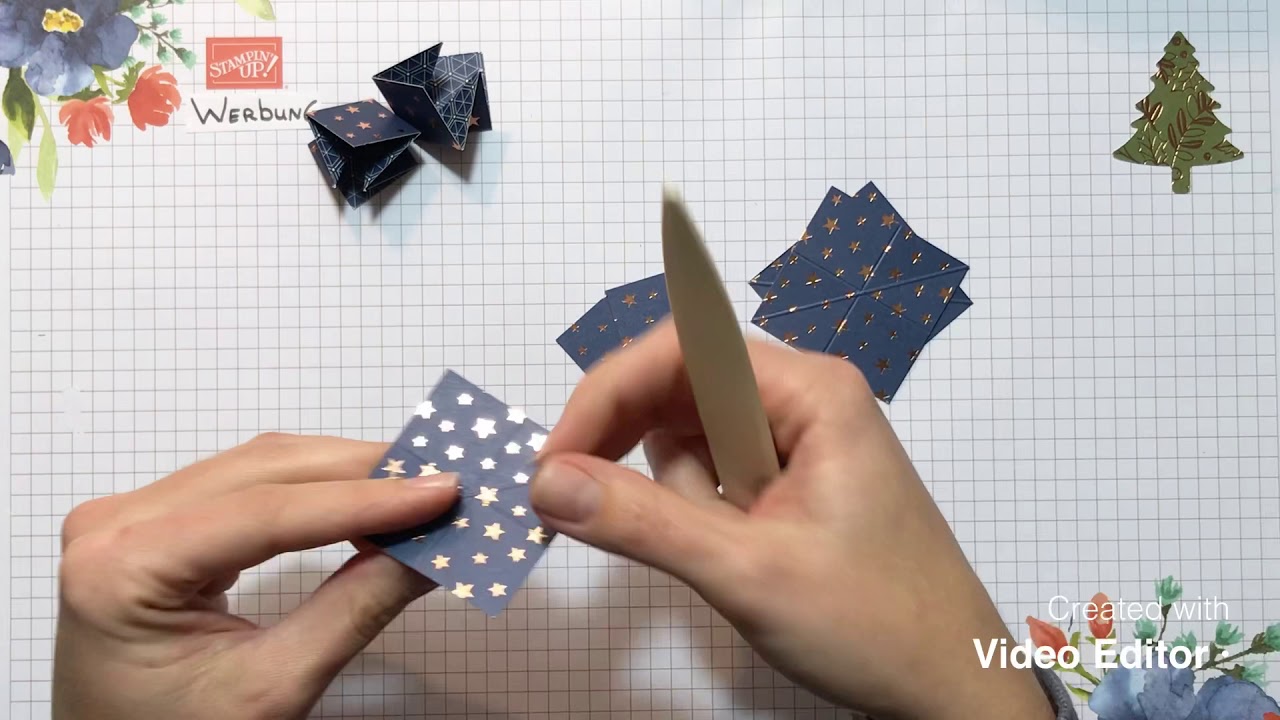 Falt-Stern, Zauberstern mit Stampin‘ Up!