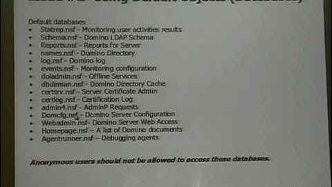 Owasp5034 Part3 - LOTUS NOTES AND DOMINO WEB APPLICATION SECURITY, w/ Jian Hui Wang