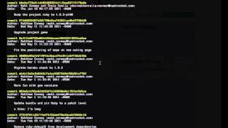 Feature development with git branching