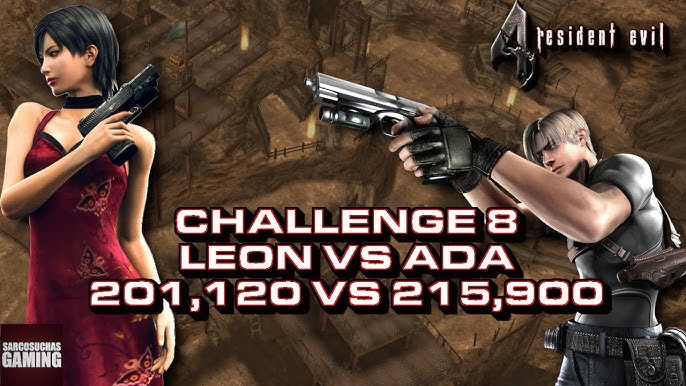 RE4 VR Mercenaries - Challenge 13 - Krauser vs Wesker 