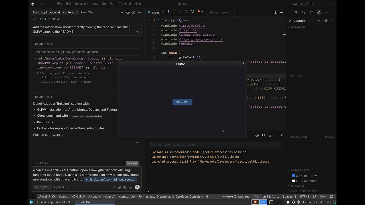 Vibe Coding a Video Editor in C++ Day 2 - YouTube
