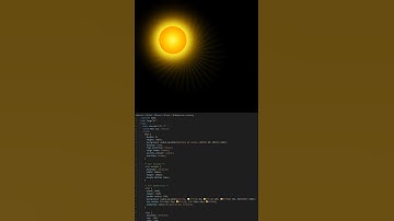 Sun and man using HTML CSS Javascript #shortvideo #coding #english #html #css #coolvideo