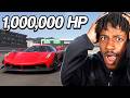 I ADDED 1,000,000 HP TO MY KOENIGSEGG JESKO IN FORZA HORIZON 6