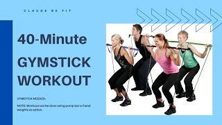 40 Minute Gymstick Muscle No1  No Frills Workout