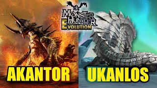 The Evolutions of Akantor and Ukanlos in Monster Hunter  Heavy Wings