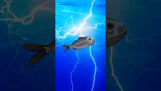 What happens to sea creatures when lightning strikes the sea? #shorts
