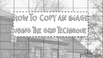 How to copy an image using the  grid technique (Y8 Our Town project)
