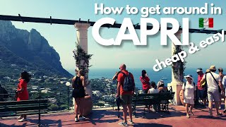 CAPRI, How to get around cheap &amp; easy