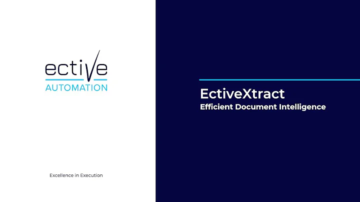 EctiveXtract: AI Driven Document Processing