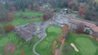 Grants Pass Golf Club Overhead View Fall 2021