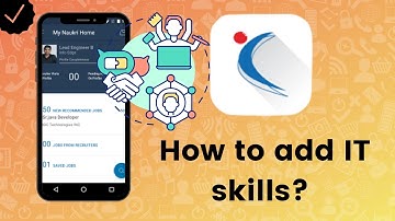 How to add IT skills to Naukri Job Search?