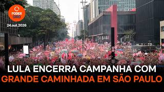 Lula ends campaign with major march in São Paulo
