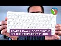 Using Reaper DAW and software synthesisers on the Raspberry PI 400