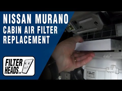 Replacing cabin air filter 2010 nissan maxima #1