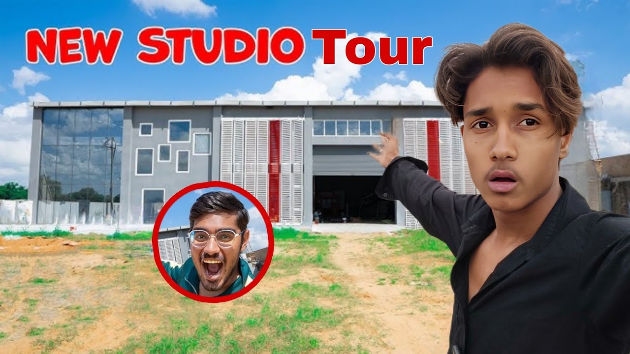 Crazy XYZ New Studio Tour 😱 | India Ka Sabse Bada YouTube Studio 🔥