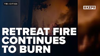 Top Stories: Retreat Fire continues to burn, Truck fire, Wildfire smoke and asthmatic children