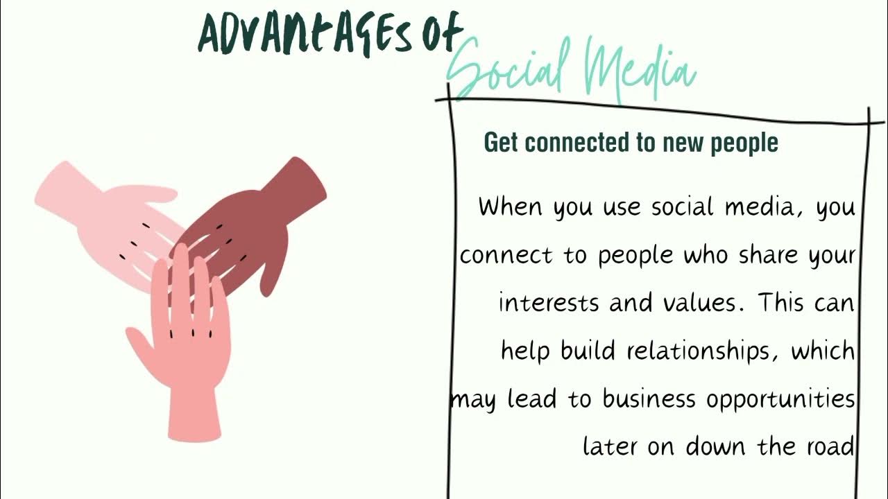 Advantages and disadvantages of social media educational vlog