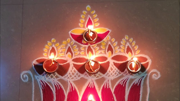 Karthigai deepam special Vilakku kolam|| beautiful thamaraipoo vilakku kolam|| "7*1" dots.