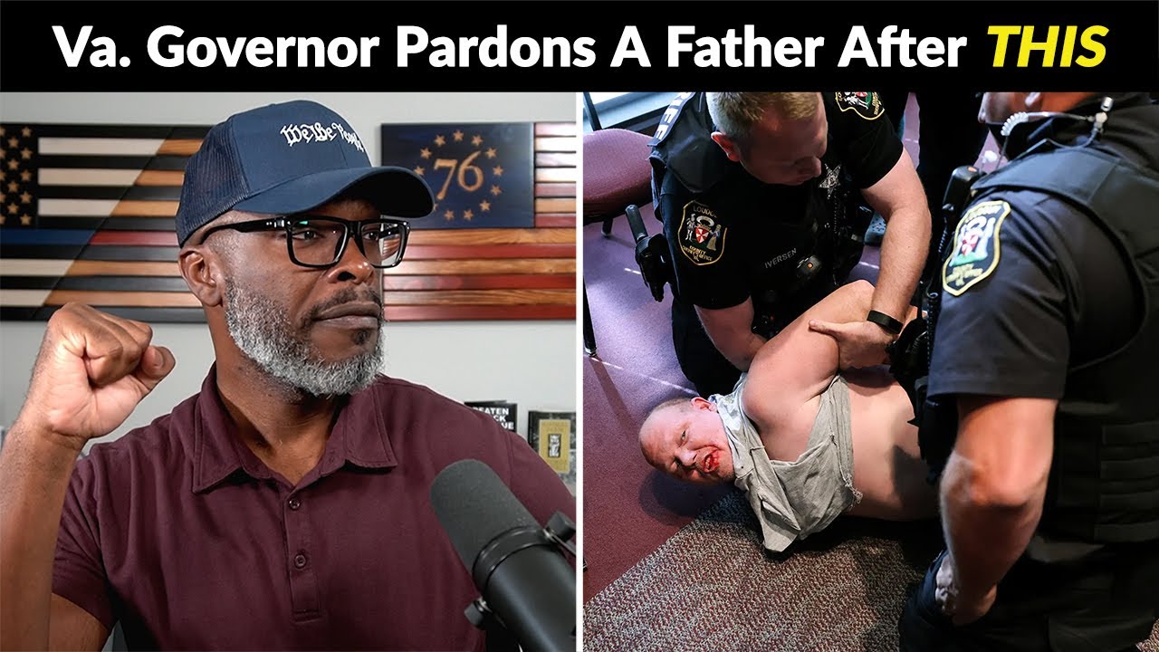 Virginia Gov Youngkin PARDONS Father Arrested At School Board Meeting!