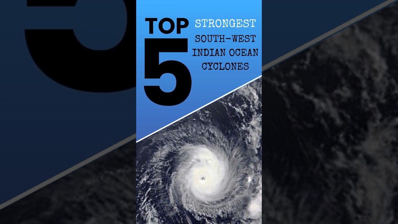 Top 5 Strongest Cyclones in the SWIO... #weatherfollower #weather #mauritius #cyclone