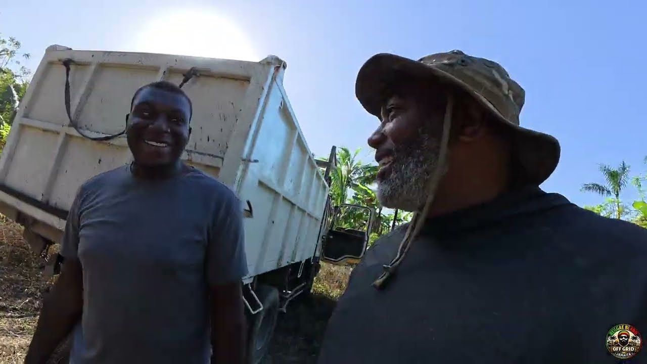 Building in Jamaica: I Hired a Local YouTuber to Deliver My Sand & Stone! 🇯🇲
