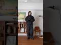 【シンプルが最高！】一気にオシャレ見えするオールブラックコーデ！ #ファッション #春コーデ #春服
