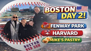 Boston Day 2 🇺🇸 | Fenway Park Tour, Harvard & Mike’s Pastry Cannolis!