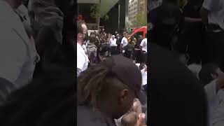 Police Arrest Anti-Israel Protesters Outside NY Senator's Offices #shorts