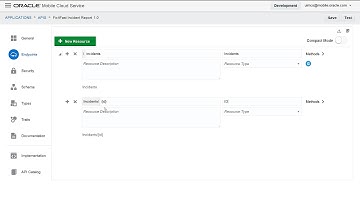 Mobile Cloud Service:  Take a Tour of the API Designer
