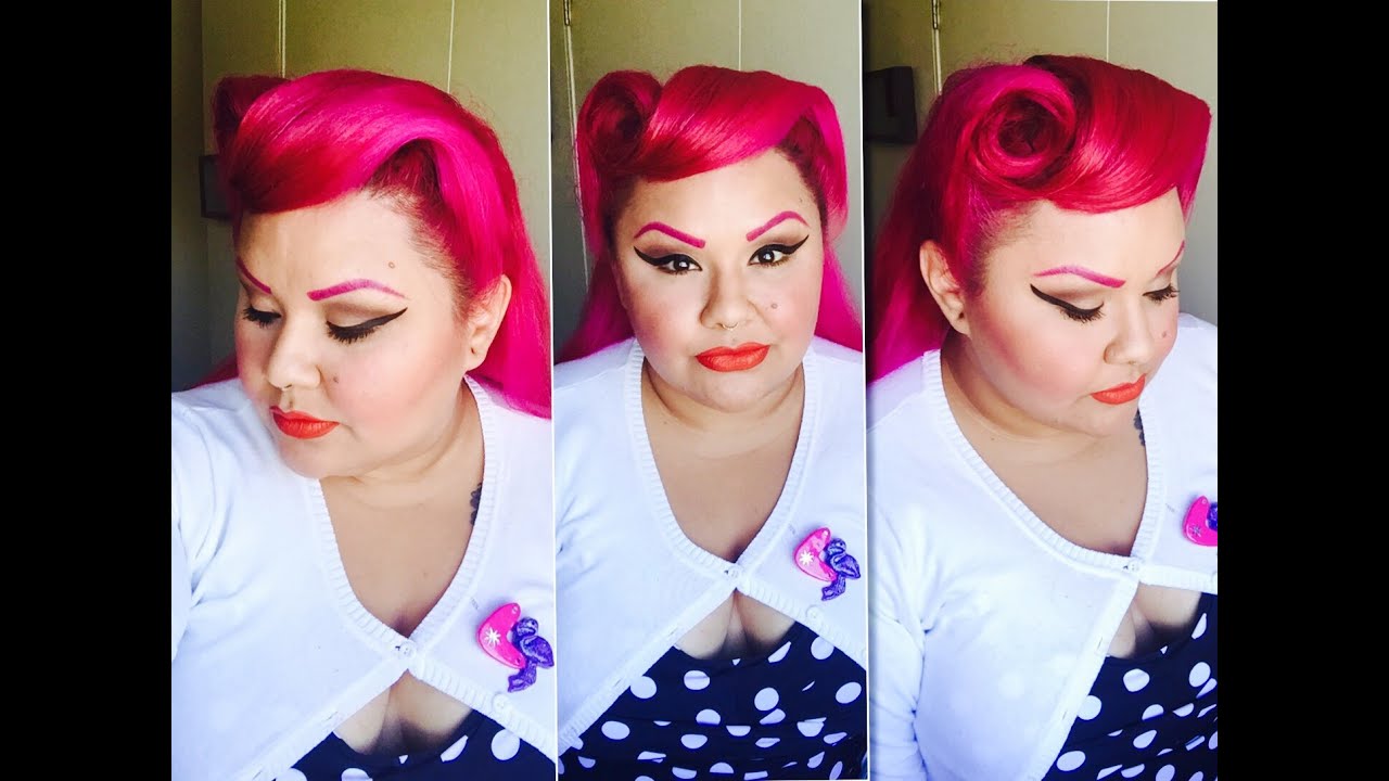 Vintage 1940s Side Roll / MissDimpleDarling - YouTube