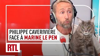 Philippe Caverivière, Et Son Chat, Face À Marine Le Pen