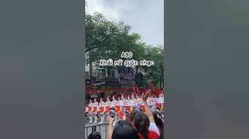 A80 Khối nữ quân nhạc diễu hành trên phố #a80 #a50 #trending #lehoanghiep
