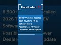 Toyota recall