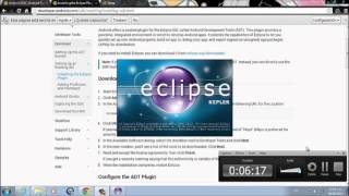 Como Instalar plugin  ADK con eclipse, configurar SDK de android, creacion emulador y nuevo proyecto