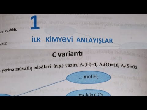 Kimya DİM  7ci sinf İlk anlayislar C varianti Online hazırlıq üçün əlaqə 0706989981