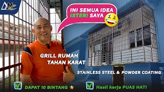 STAINLESS STEEL atau POWDER COATING ? BOLEH GABUNG KE? - YouTube