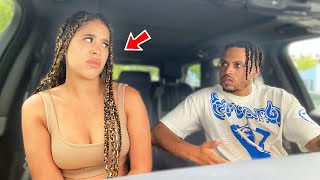 Giving My Boyfriend &quot;DIRTY LOOKS&quot; To See How He Reacts!